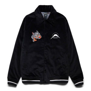 Tiger embroidery world tour long bomber jacket – Fashion for Your Kids