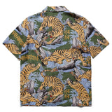 Maharishi Shirts WATER TIGER CAMP COLLAR SHIRT