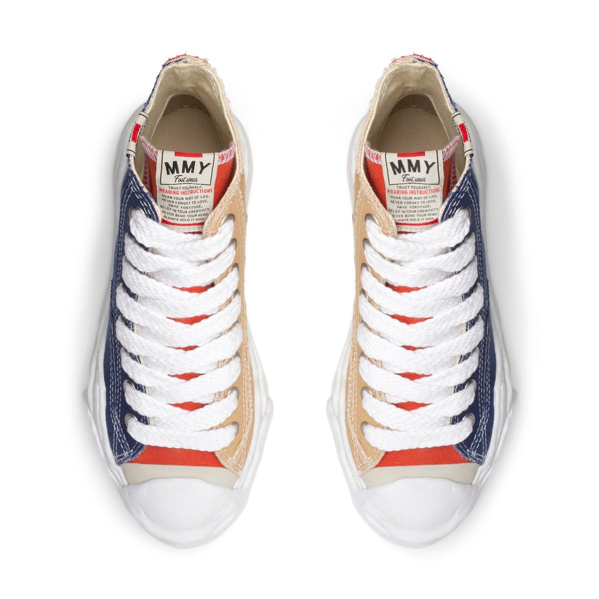 HANK HI SNEAKER NAVY/BEIGE | Bodega