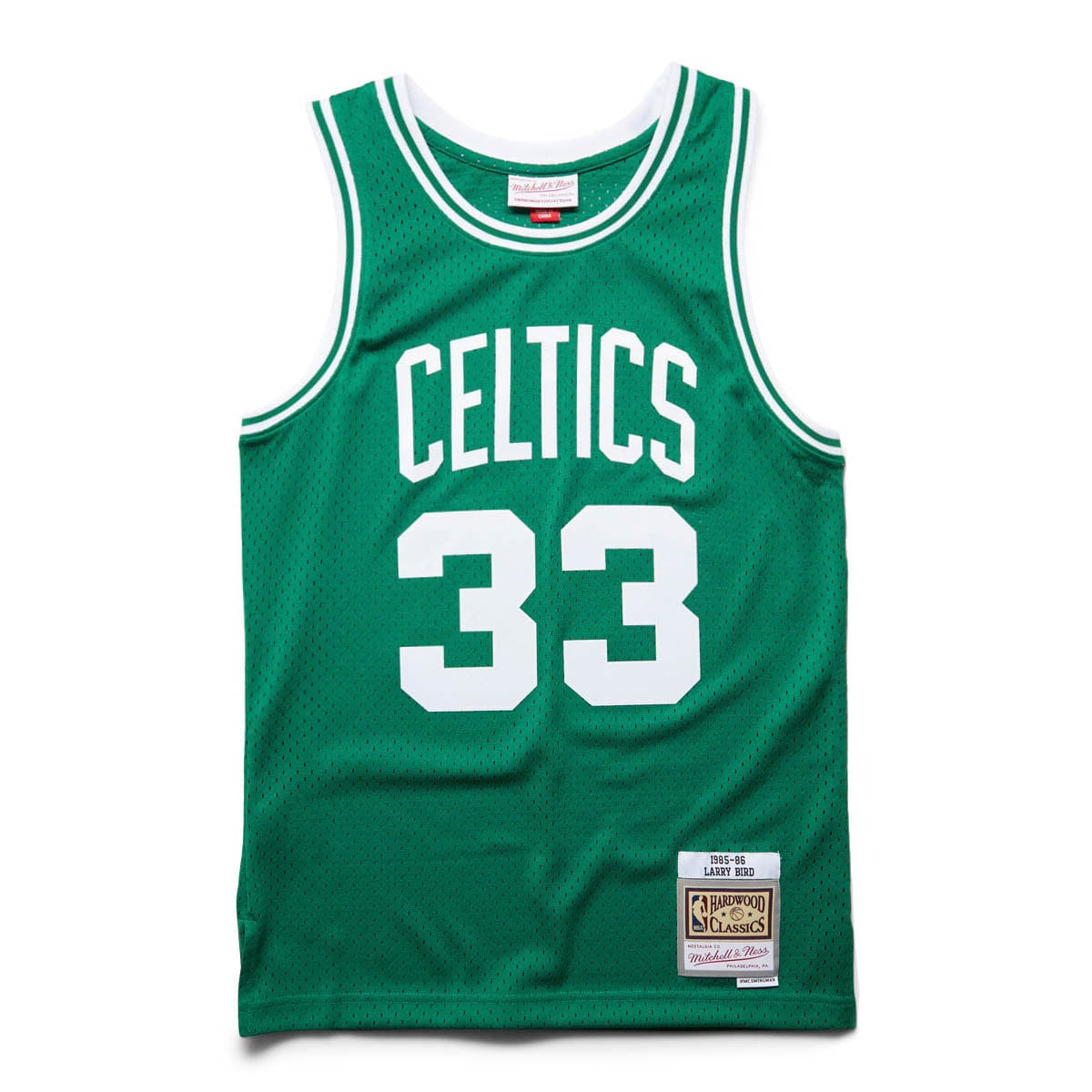  Mitchell & Ness NBA Swingman Road Jersey Celtics 85 Larry Bird  Kelly Green SM : Sports & Outdoors