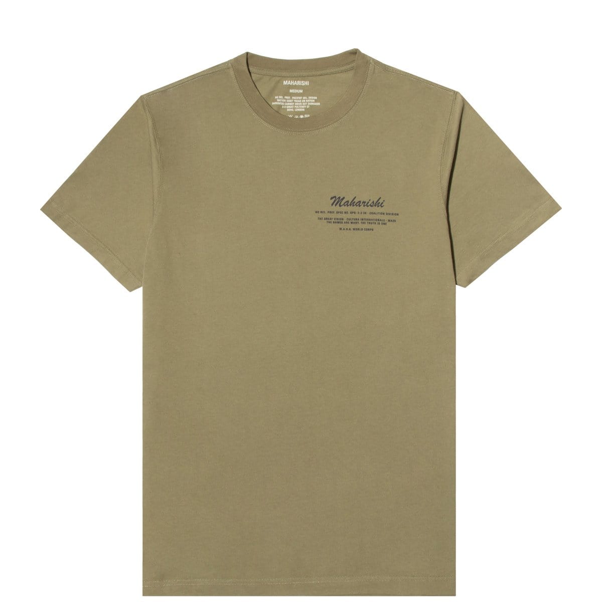 Maharishi T-Shirts EUGENES ORGANIC T-SHIRT