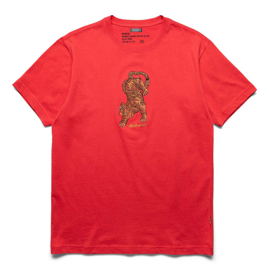 Maharishi T-Shirts TIGER EMBROIDERED T-SHIRT