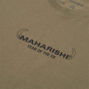 Maharishi T-Shirts USHI-ONI OX T-SHIRT
