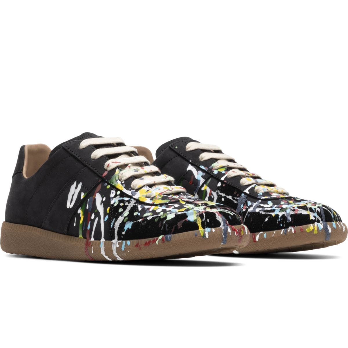 WOMEN'S PAINT REPLICA SNEAKERS BLACK/POLLOCK MULTI | Bodega