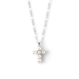 Maple Jewelry SILVER 925/MOTHER OF PEARL / 60CM CROSS CHAIN