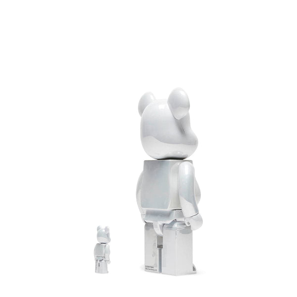 BE@RBRICK OASIS 100% & 400% SET White Chrome – Bodega