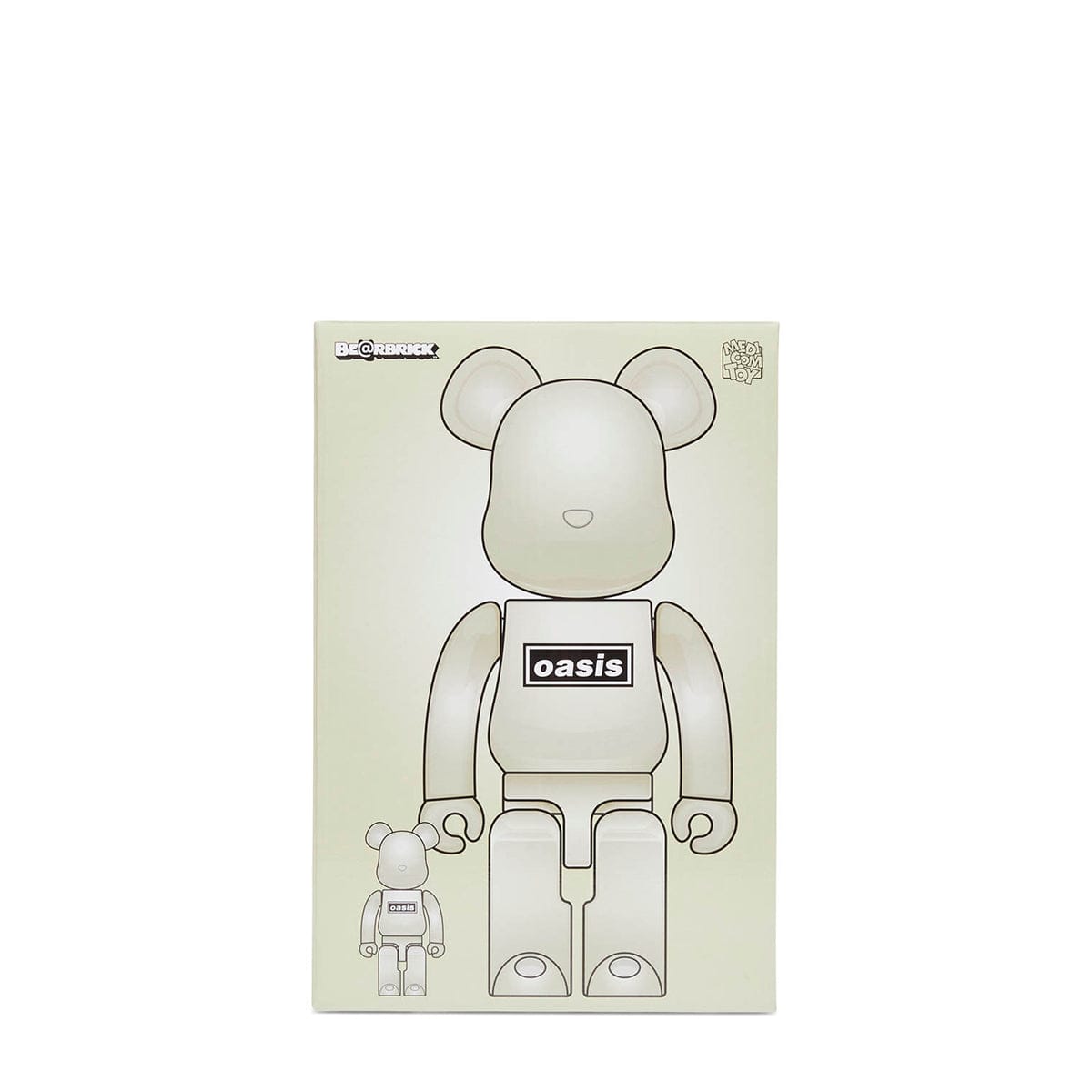 BE@RBRICK OASIS 100% & 400% SET White Chrome – Bodega