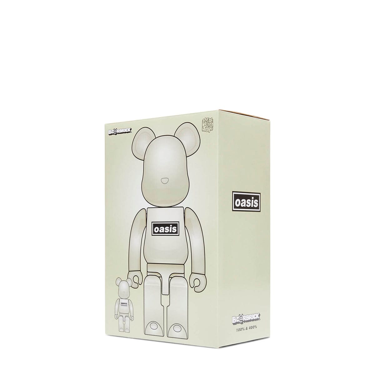 BE@RBRICK OASIS 100% & 400% SET White Chrome – Bodega