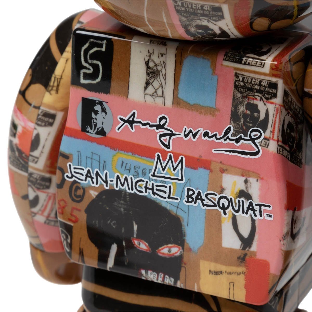 BE@RBRICK ANDY WARHOL X JEAN-MICHEL BASQUIAT #2 100 & 400% SET – Bodega