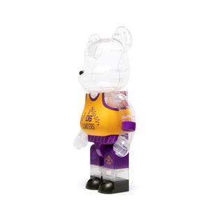 X BODEGA WORLWIDE RESPECT LA BE@RBRICK 1000% PURPLE/YELLOW | Bodega