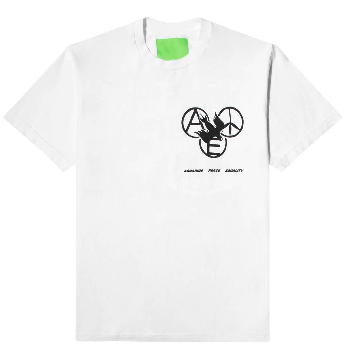 Mister Green A P E (AQUARIAN AGE) TEE WHITE