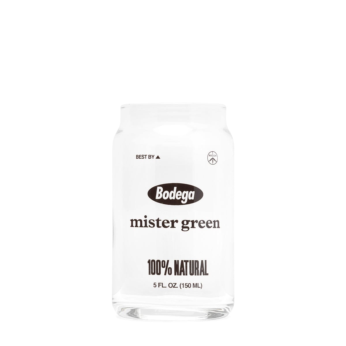 Mister Green Home CLEAR GLASS / O/S BODEGA DRINKING GLASS BY MISTER GREEN