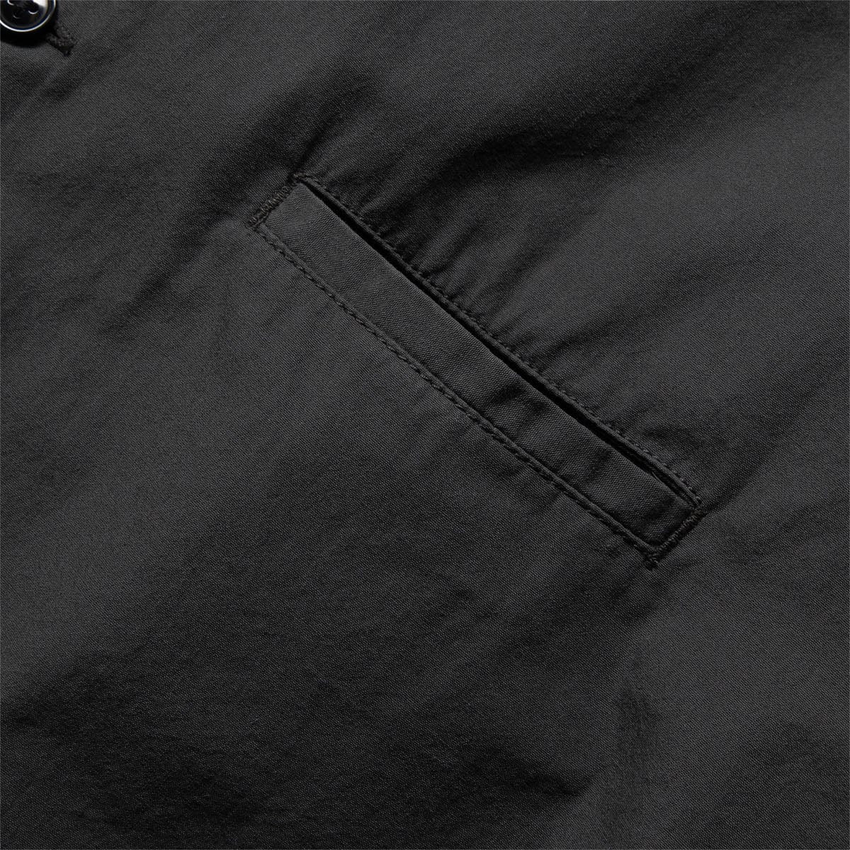 OPEN COLLAR WIND H/S SHIRT Charcoal | Bodega