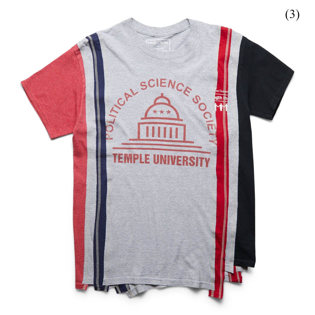 Needles 7 CUTS S/S TEE - Temple University COLLEGE SS22 (SMALL/MULTIPLE STYLES)