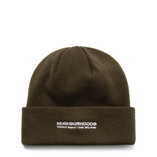 NEIGHBORHOOD Headwear OLIVE DRAB / O/S BEANIE CAP