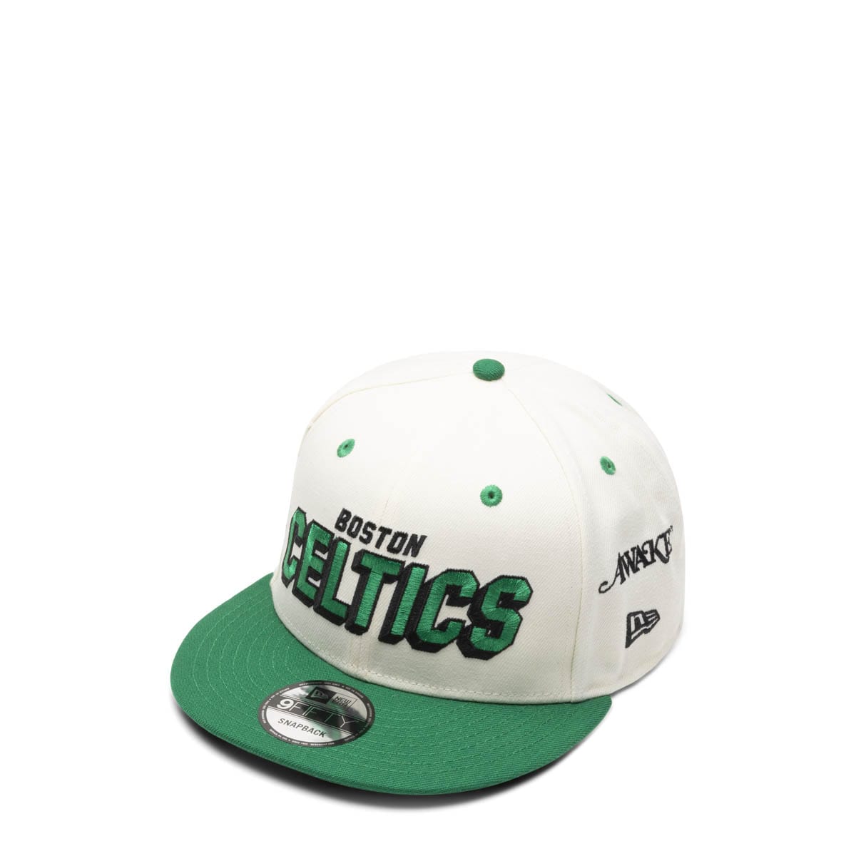 New Era Headwear CHROME WHITE / O/S NEW ERA X AWAKE X NBA 950 BOSTON CELTICS