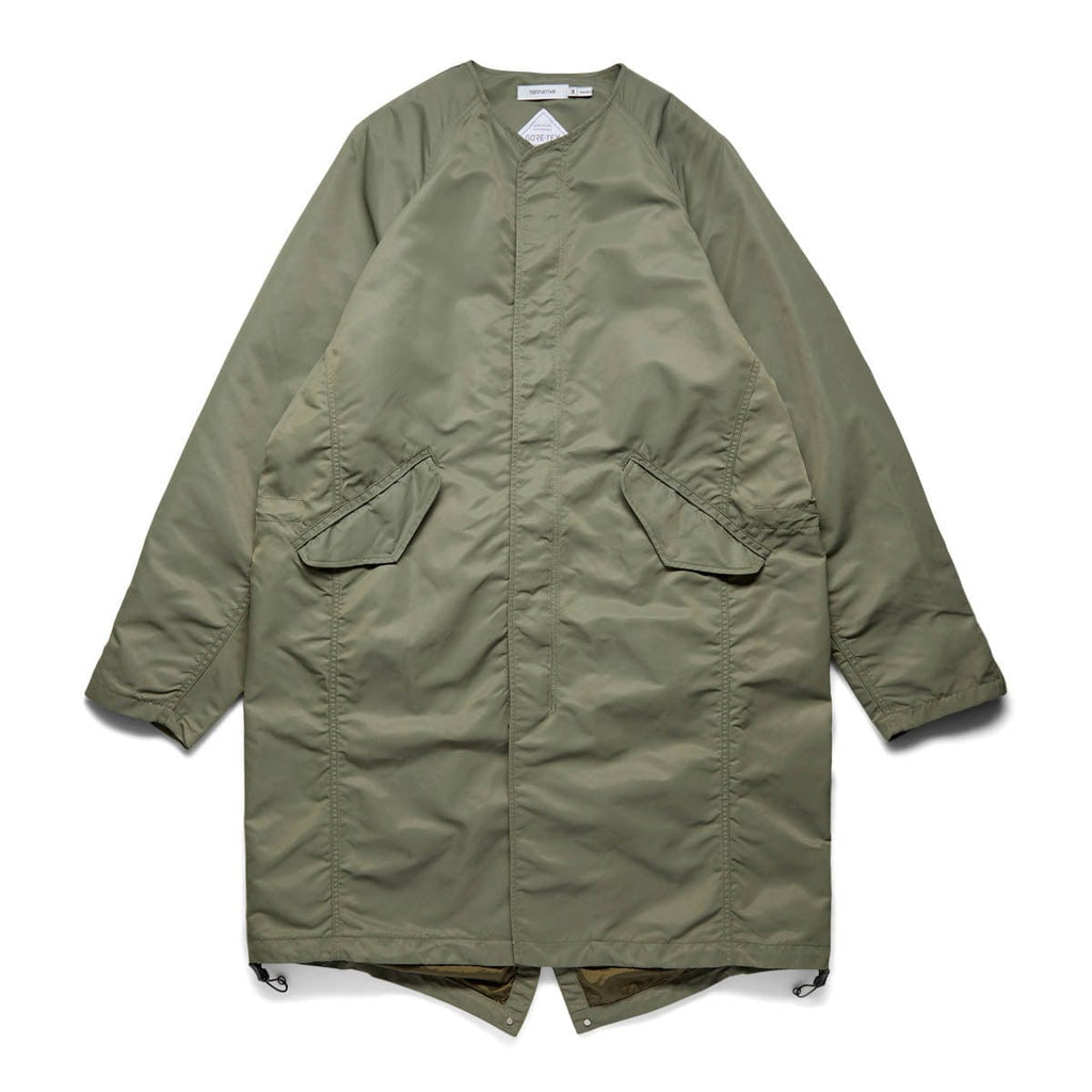 TROOPER COAT NYLON TWILL W/ GORE-TEX INFINIUM™ Olive | Bodega