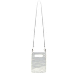 nana-nana Bags & Accessories MILKY WHITE X SILVER / O/S SILVER SHEET PVC A5