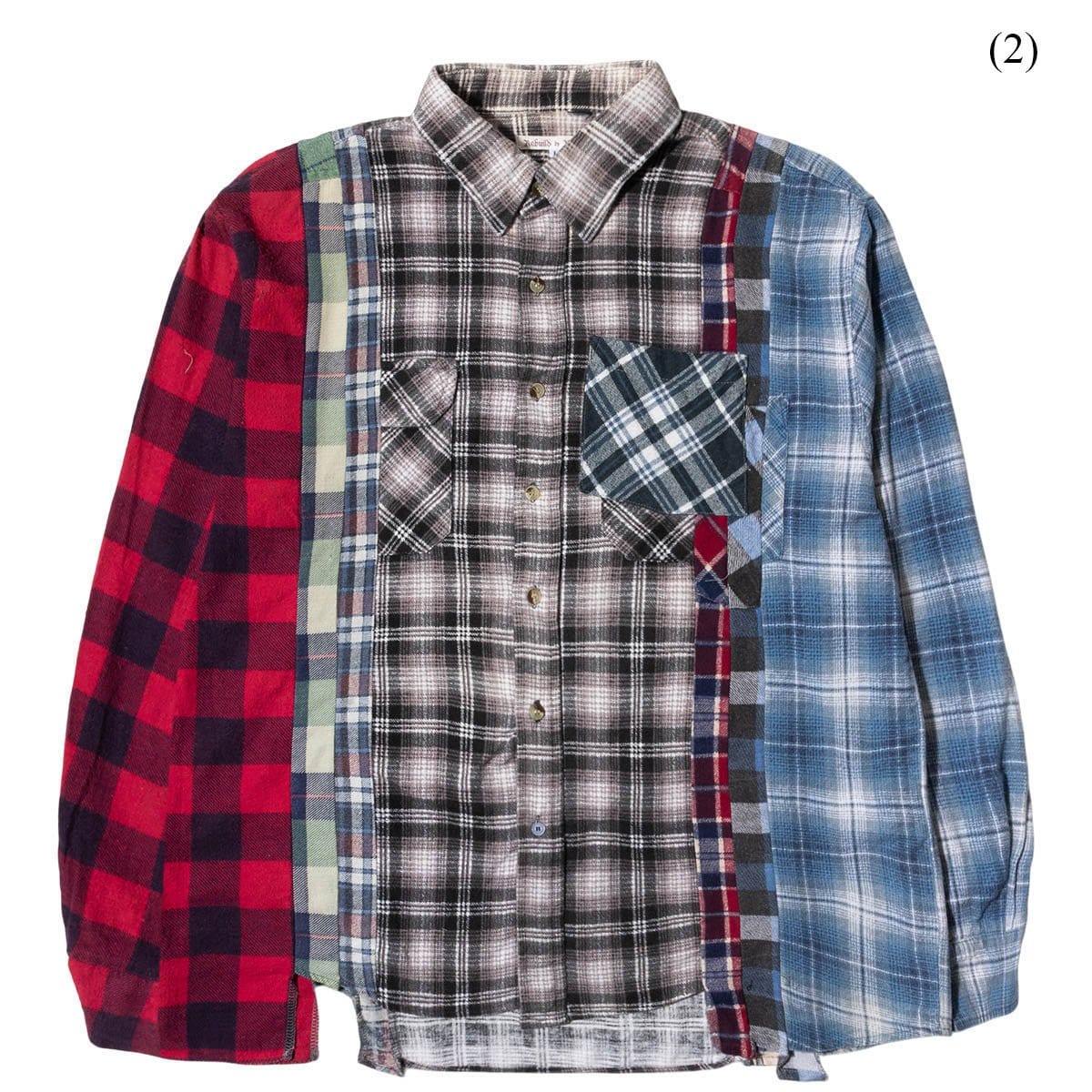 Needles Shirts 7 CUTS FLANNEL SHIRT FW21 (LARGE/MULTIPLE STYLES)