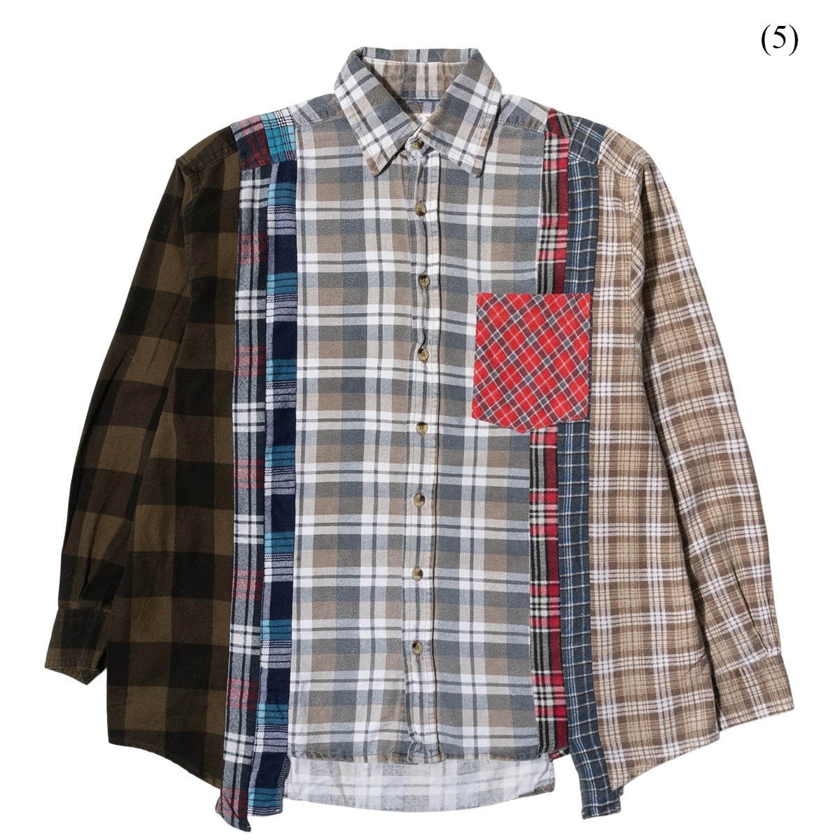 Needles Shirts 7 CUTS FLANNEL SHIRT FW21 (LARGE/MULTIPLE STYLES)