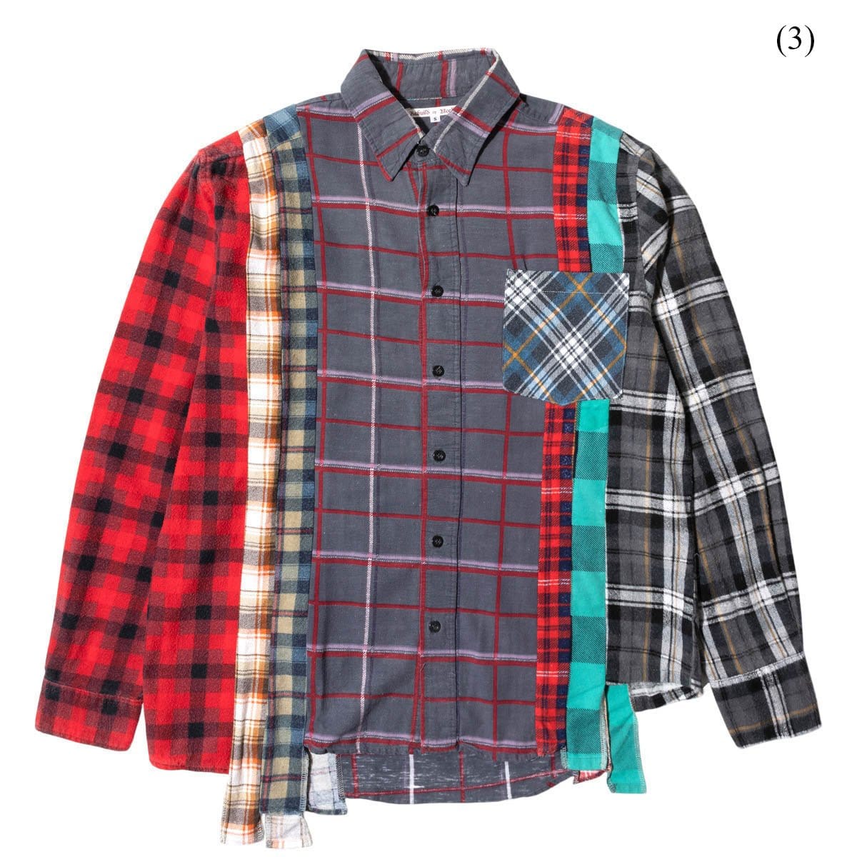 Needles Shirts 7 CUTS FLANNEL SHIRT FW21 (SMALL/MULTIPLE STYLES)
