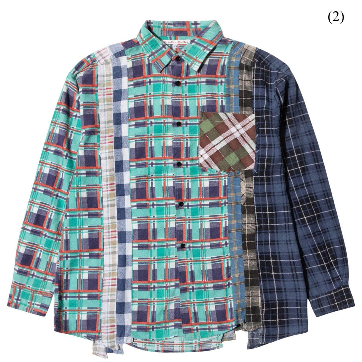 Needles Shirts 7 CUTS FLANNEL SHIRT FW21 (X-SMALL / MULTIPLE STYLES)