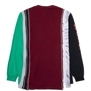 Needles T-Shirts ASSORTED / M 7 CUTS LS TEE COLLEGE SS20 6