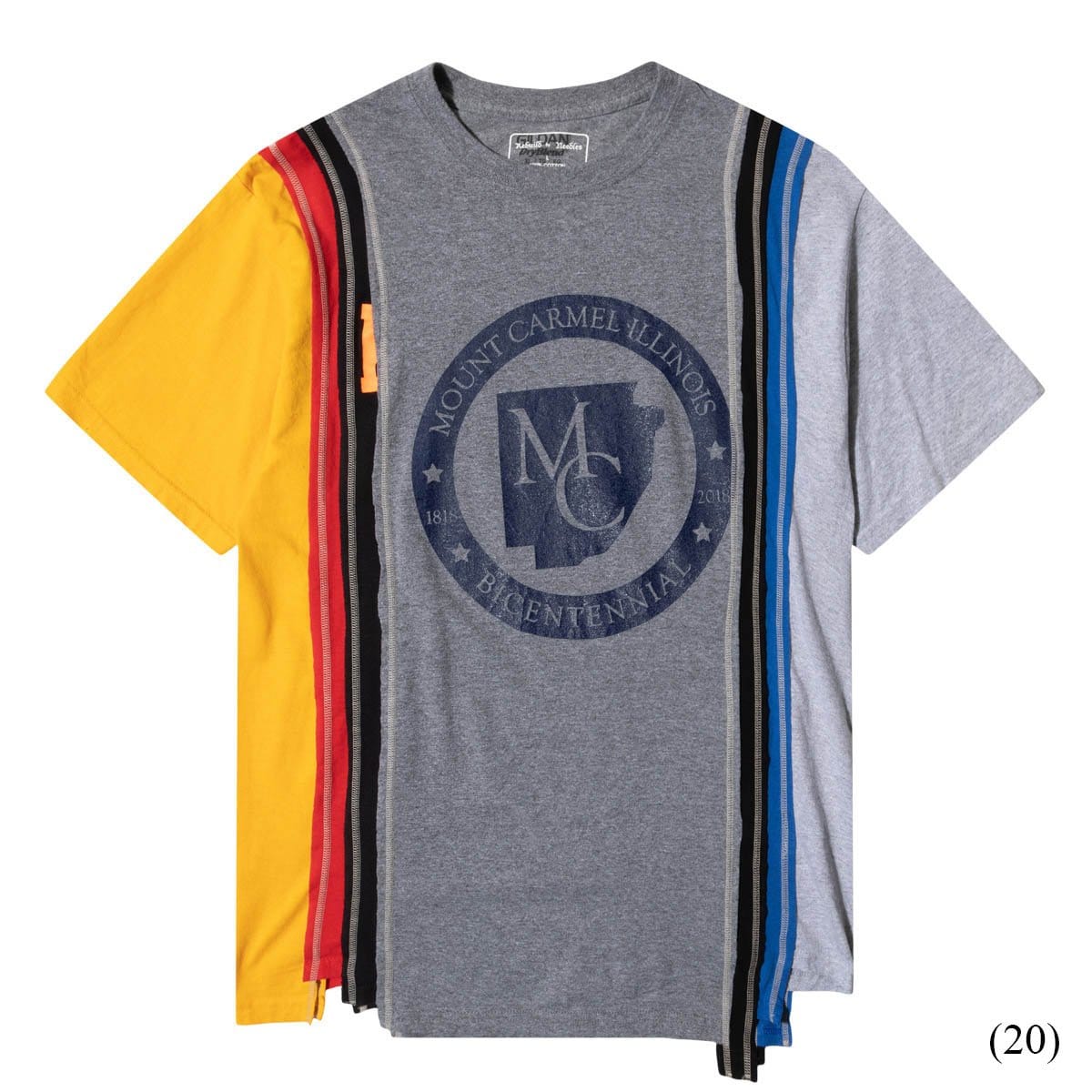 Needles T-Shirts 7 CUTS S/S TEE - COLLEGE FW21 (LARGE/MULTIPLE STYLES)