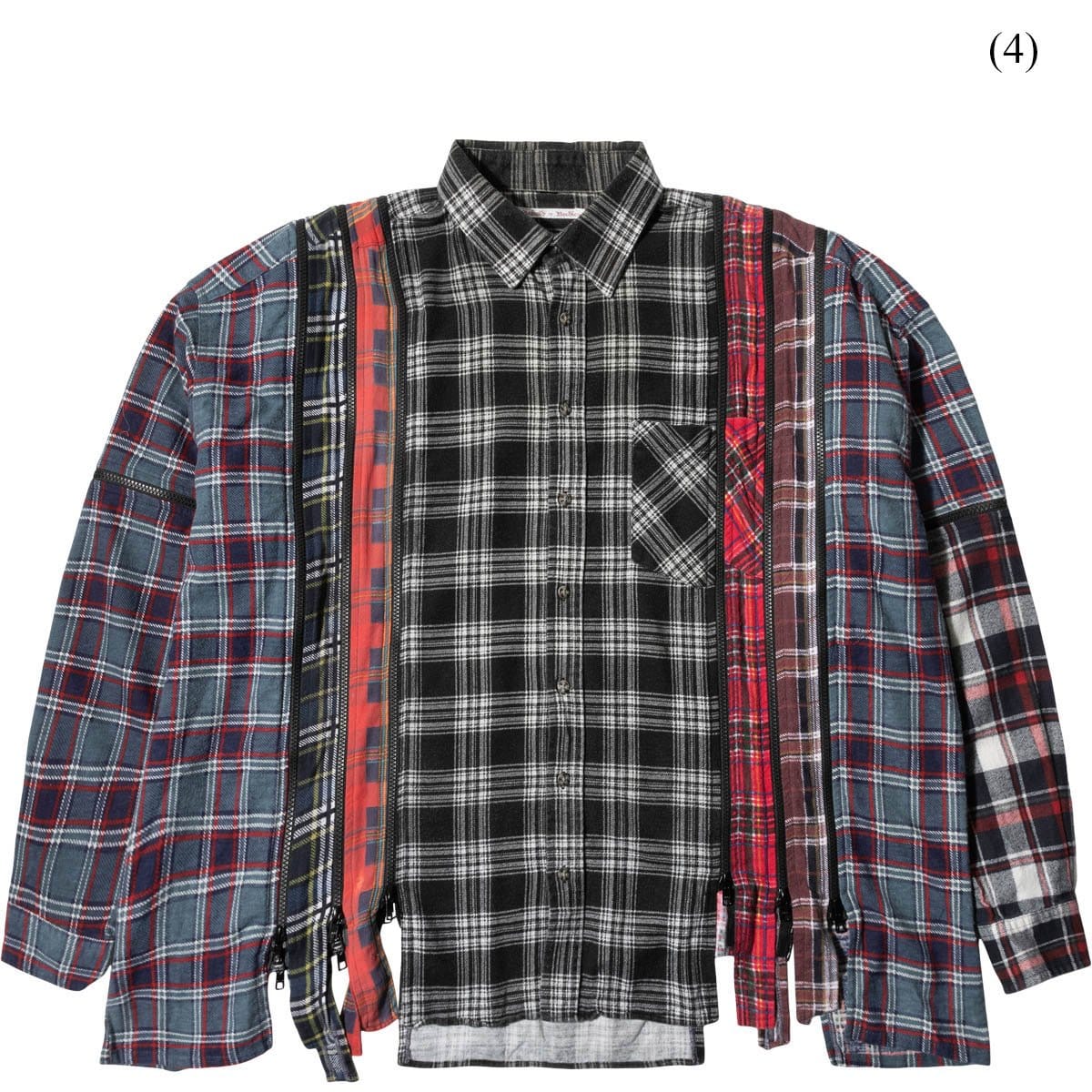 Needles 7 CUTS ZIPPED WIDE FLANNEL SHIRT FW21 (MULTIPLE OPTIONS)