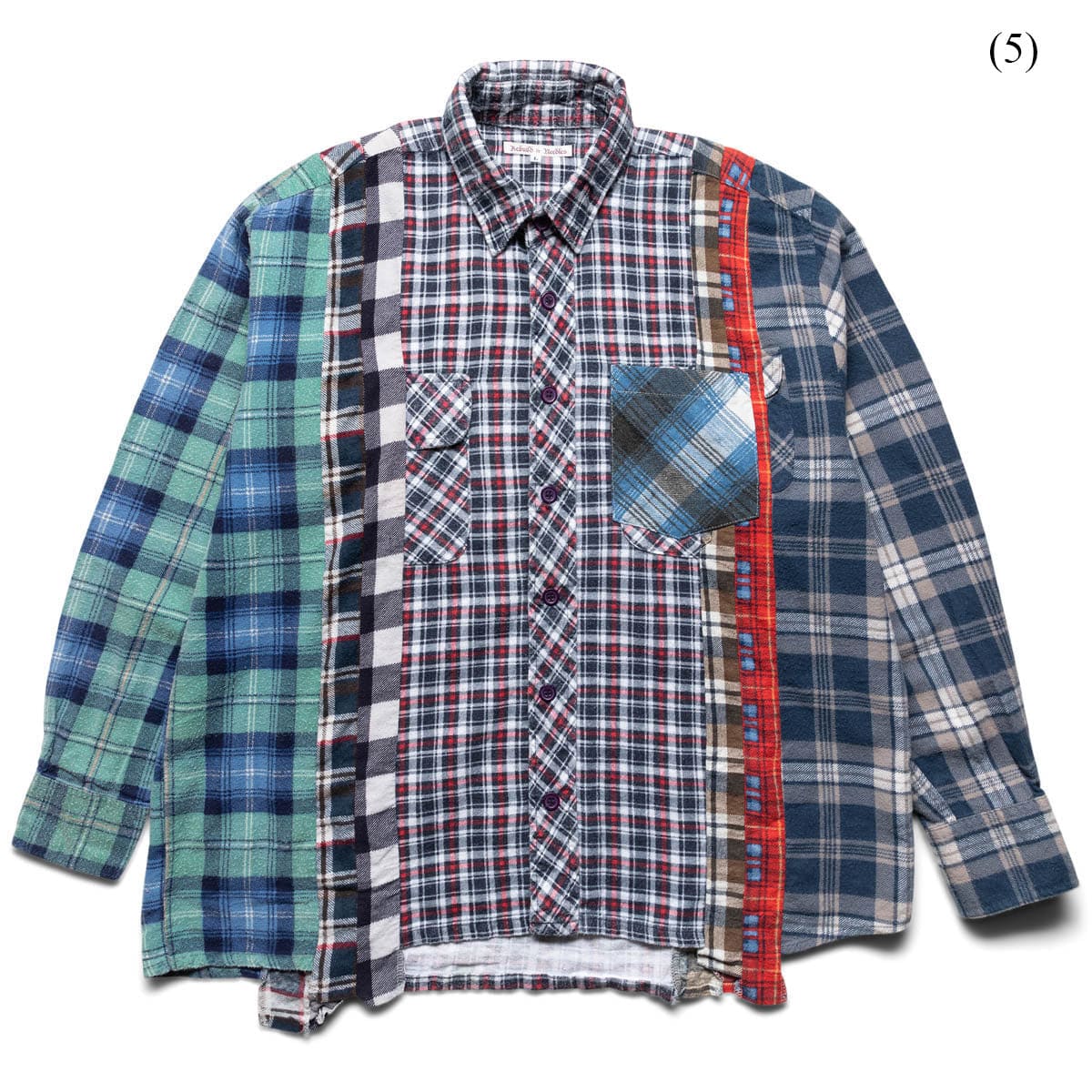 Needles FLANNEL SHIRT - 7 CUTS SHIRT SS22 (LARGE/MULTIPLE STYLES)