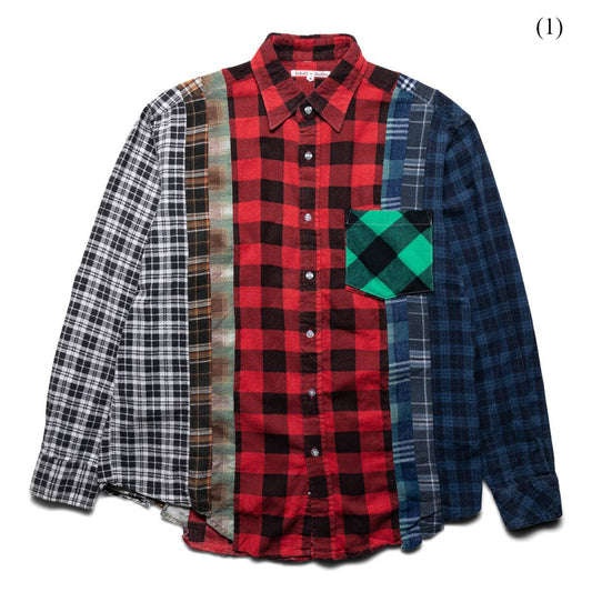 Needles Shirts ASSORTED / S (1) FLANNEL SHIRT - 7 CUTS SHIRT (SMALL/MULTIPLE STYLES)