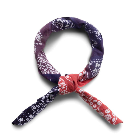 Needles Accessories A-PURPLE 0750 / O/S TENUGUI BANDANA - PAPILLION / GRADATION