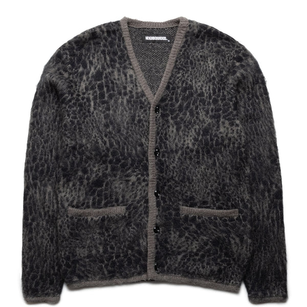 MOHAIR CARDIGAN / AN-KNIT . LS Grey – Bodega