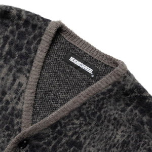Neighborhood Knitwear MOHAIR CARDIGAN / AN-KNIT . LS