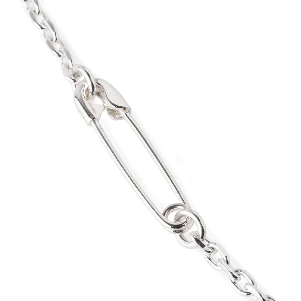 Neighborhood Jewelry SILVER / O/S SILVER SAFETY PIN NECKLACE