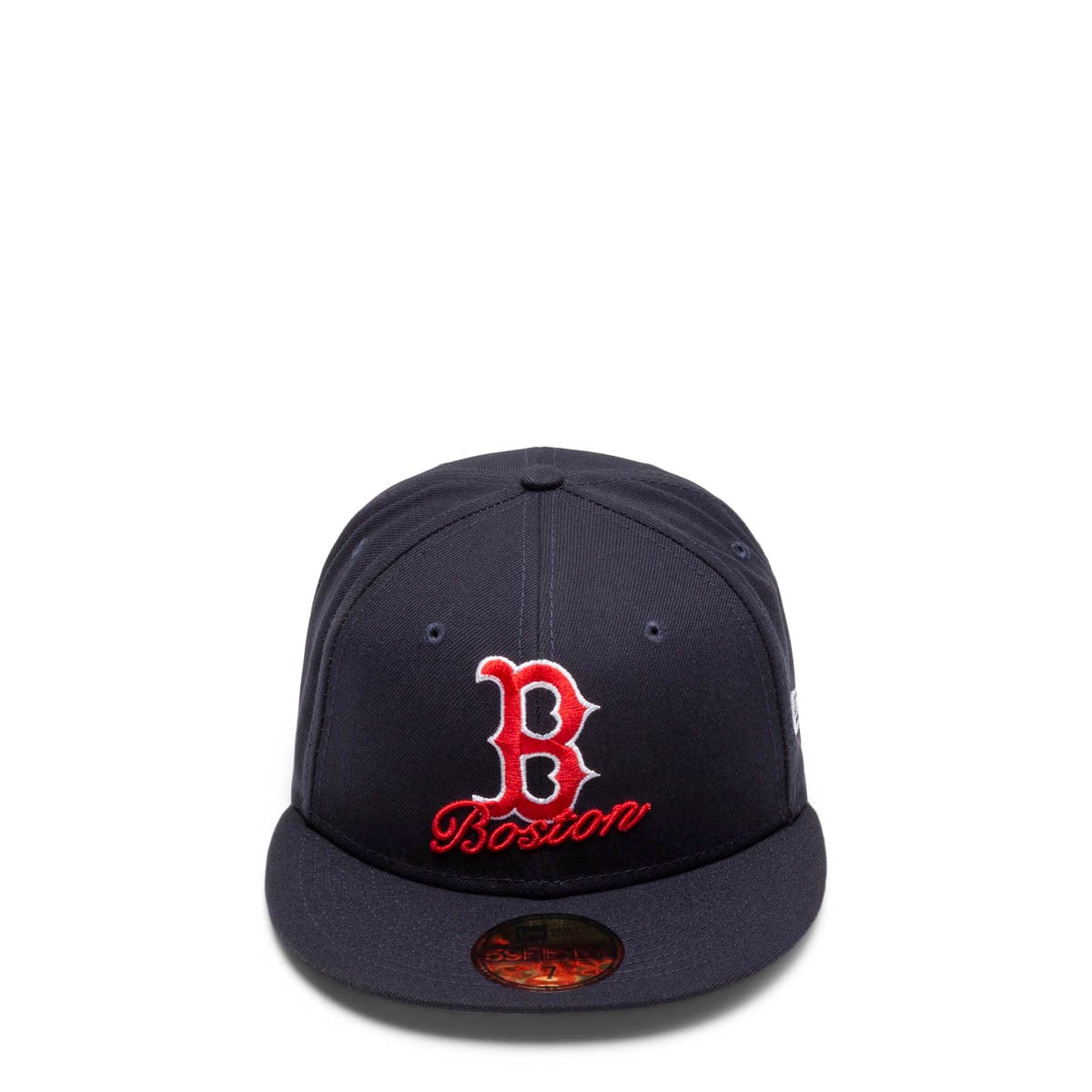 Boston Red Sox New Era Hat 59 Fifty Wool Fitted Baseball Cap Red Size 8