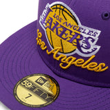 New Era Headwear 5950 DUAL LOGO 12418 LOS ANGELES LAKERS OTC