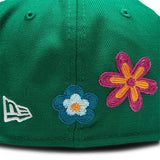 New Era Headwear CELTICS CHAIN STITCH FLORAL 59FIFTY