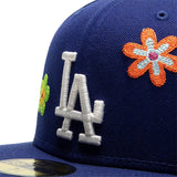 New Era Headwear DODGERS CHAIN STITCH FLORAL 59FIFTY