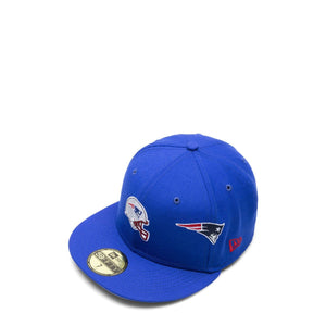 New Era 59FIFTY New England Patriots Script Hat in Blue | 60291419