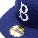 New Era 59FIFTY BROOKLYN DODGERS (1955) LOGO HISTORY FITTED CAP ROYAL BLUE