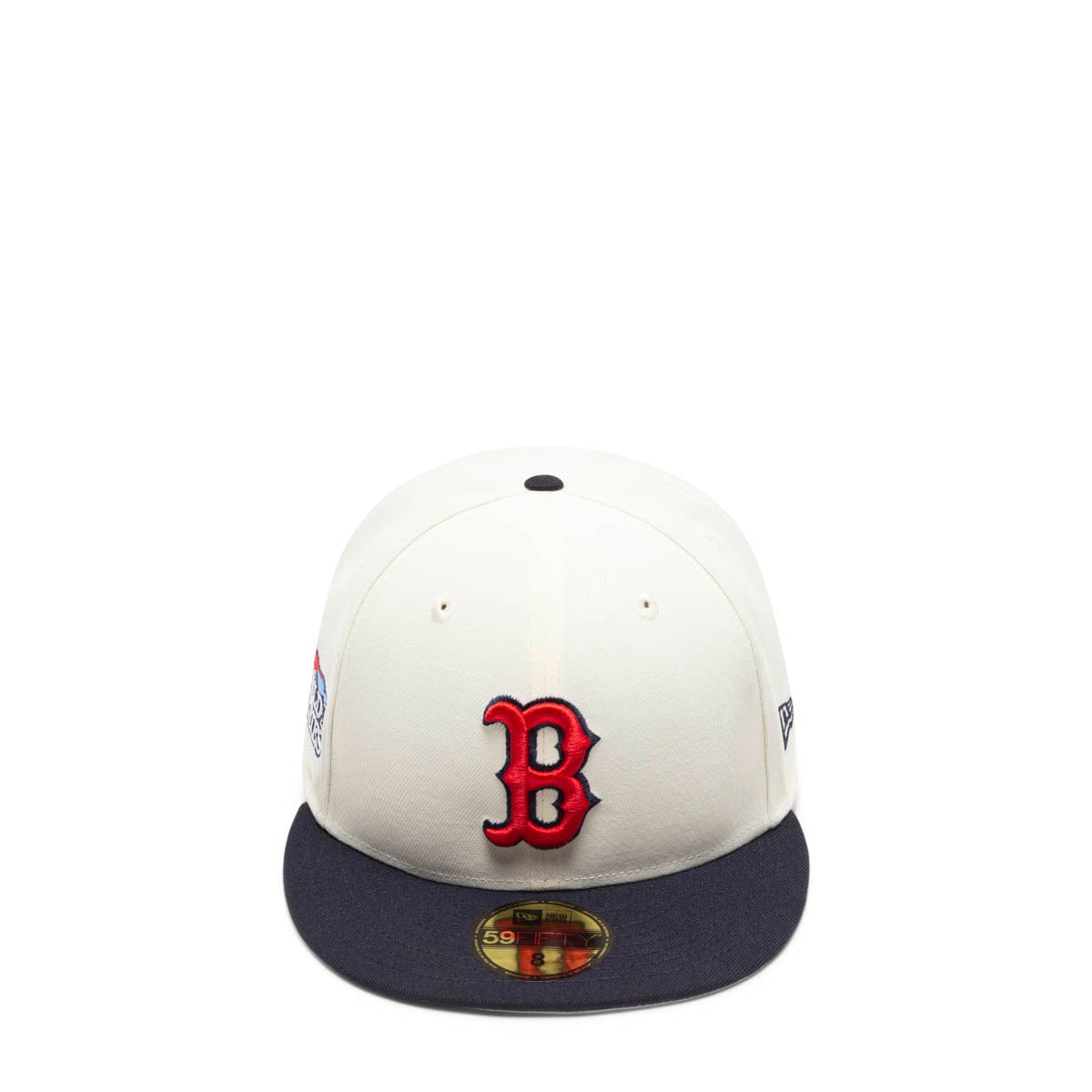 Boston Red Sox New Era Logo White 59FIFTY Fitted Hat - Cardinal 7 3/8