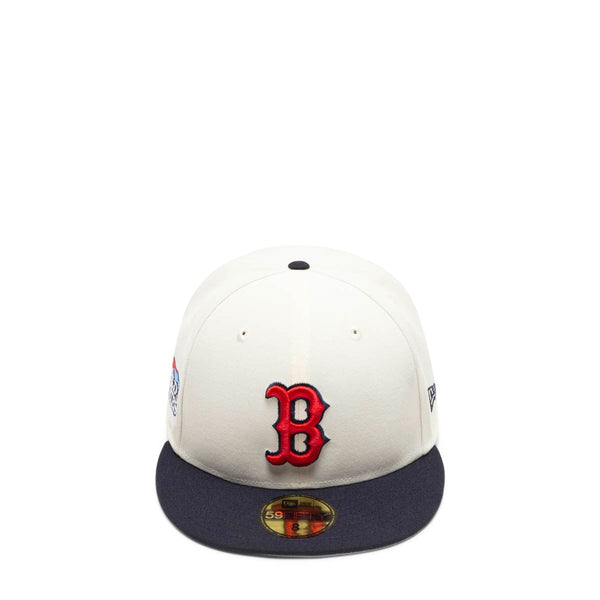 Boston Red Sox New Era White on White 59FIFTY Fitted Hat