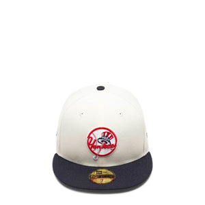 New Era Flat Brim Brown Logo 59FIFTY Camp New York Yankees MLB