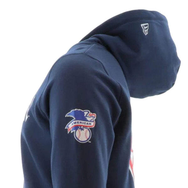 New Era New York Yankees hoodie with large logo in navy