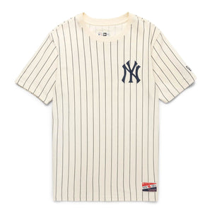 New Era Striped Jersey White T-Shirt