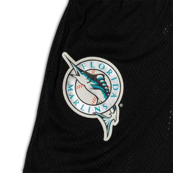 x Eric Emanuel FLORIDA MARLINS SHORTS Black – Bodega