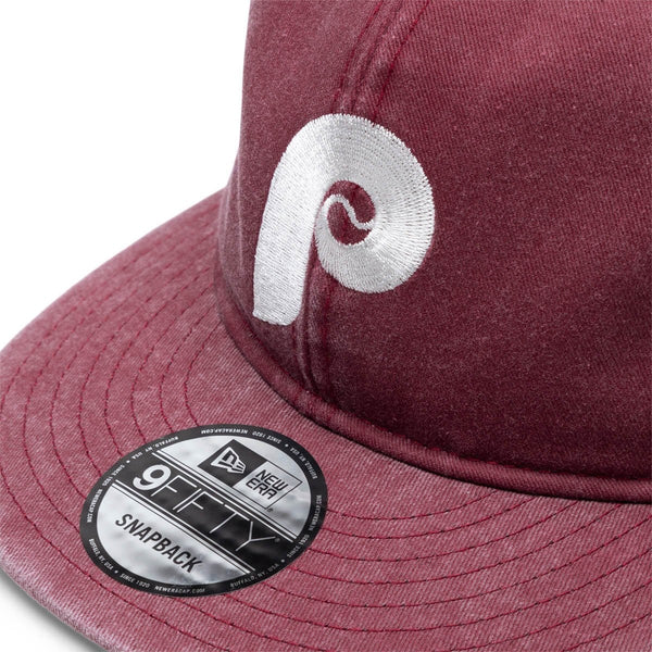 x Eric Emanuel PHILADELPHIA PHILLIES TRUCKER HAT Burgundy – Bodega