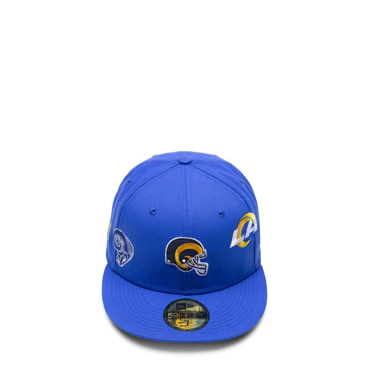 NFL New Era LA Rams blue & gray sports hat, Child - Depop