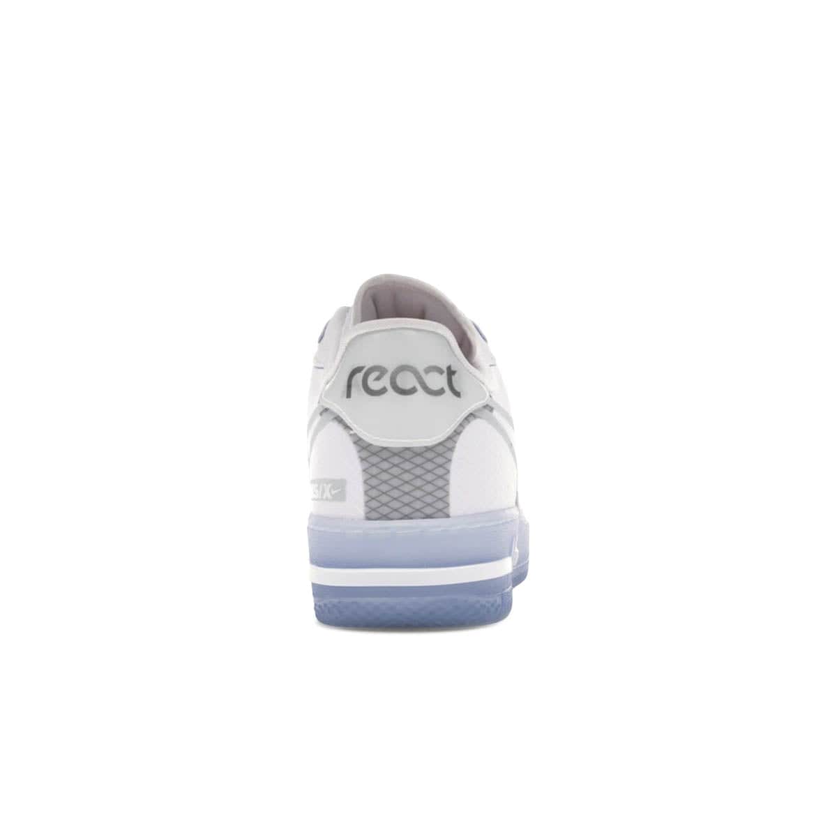 Nike Sneakers WHITE/LIGHT BONE-SAIL-RUSH CORAL [100] / 4 AIR FORCE 1 REACT QS
